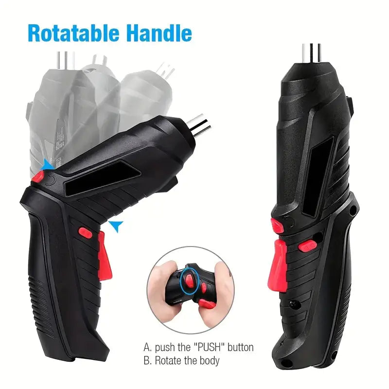 Cordless Rechargeable Electrical Screwdriver Set
