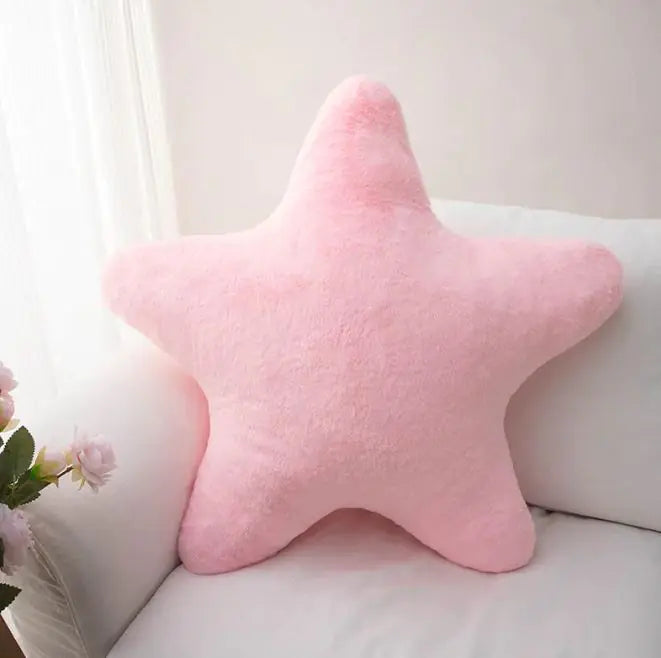 Star Pattern Pillow Super Soft And Cute Plush Pillow