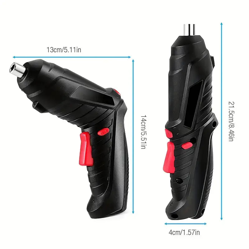 Cordless Rechargeable Electrical Screwdriver Set